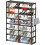 8-etagers metalskohylde – 12-15 par, stabelbar 1