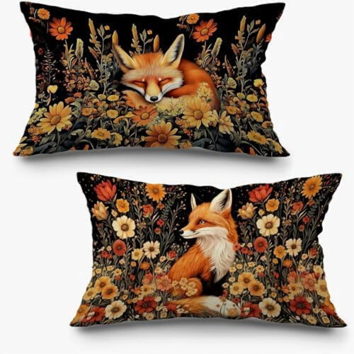 Fodere per cuscini in flanella, 45x45 cm, set da 2