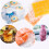 100pcs Disposable Ice Cube Bags, Stackable & Self-Seal, Compatible with Home Freezers, Transparent 7