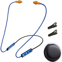 ZLCEar Bluetooth-Nackenbügel-Ohrhörer mit Geräuschunterdrückung, Mikrofon und Bedienelementen, wasserdicht, 20 Stunden Akkulaufzeit –