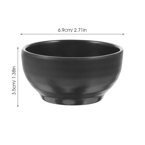Boluri pentru servit chips dip, negre, mine4buc 1