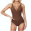 Μαγιό για γυναίκες FrontCross Ruched Μαγιό με V λαιμόκοψη Push Up 2