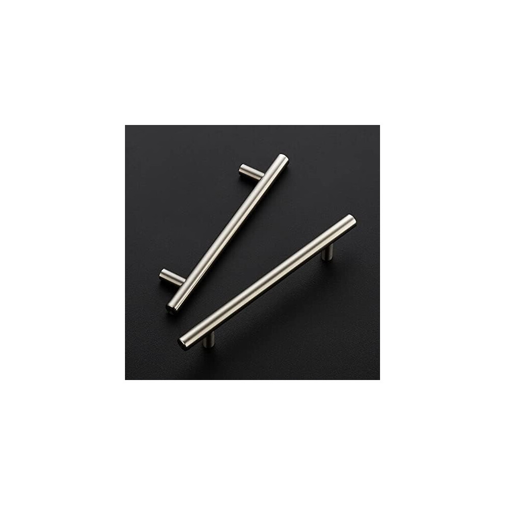 30-Pack 7.38" Brushed Nickel Cabinet Pulls, 5" Center, Stainless Steel, Compatible With Standard Cabinets 9180479558149