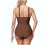 Μαγιό για γυναίκες FrontCross Ruched Μαγιό με V λαιμόκοψη Push Up 5