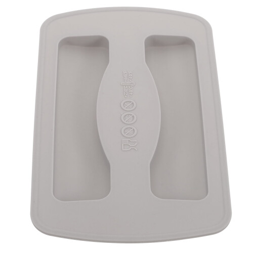 Coperchio in silicone per tostapane da cucina, per 2 fette - Grigio, 6,89" x 4,13" x 0,59" 1