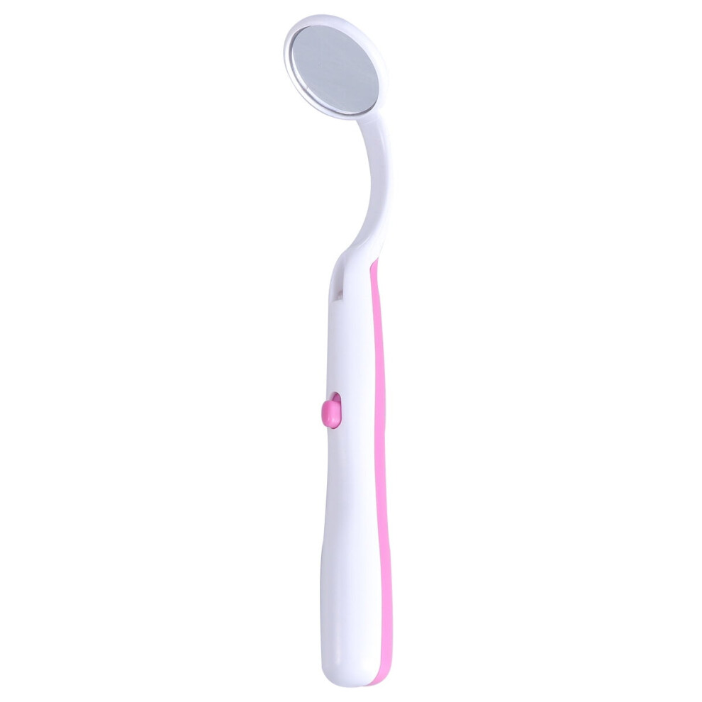 Oral Dental Mirror Mouth Tooth Inspection Mirror With Bright Led For Dental Care (Purple) Light/Purple 9180479558866