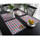 Set van 6 placemats met sterren en buffelruitmotief, ter ere van 4 juli. 3