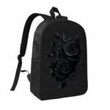 Flat Student Backpacks Crystal Butterflies in Sparkling Light Casual Daypacks Bag School Bag Travel Bag Casual Backpack Student Backpack