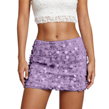 Třpytivé mini sukně pro ženy, karnevalové flitry, třpytivé bodycon mini sukně s reflexním kovovým leskem pro večerní párty a klubové