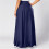 Γυναικεία Φούστα Casual Hakama με Ακανόνιστο Φιόγκο και Ψηλή Μέση, Μακριά Φούστα-Κιλότ, 4