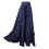 Γυναικεία Φούστα Casual Hakama με Ακανόνιστο Φιόγκο και Ψηλή Μέση, Μακριά Φούστα-Κιλότ, 5