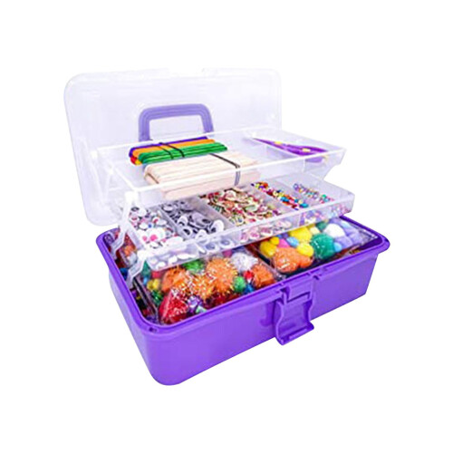 Σετ DIY χειροτεχνίας Tote Box για παιδιά, δημιουργικό κιτ δώρου με χώρους αποθήκευσης,