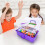Kinder-Bastelset-Tragebox mit Aufklebern und Malset für 5