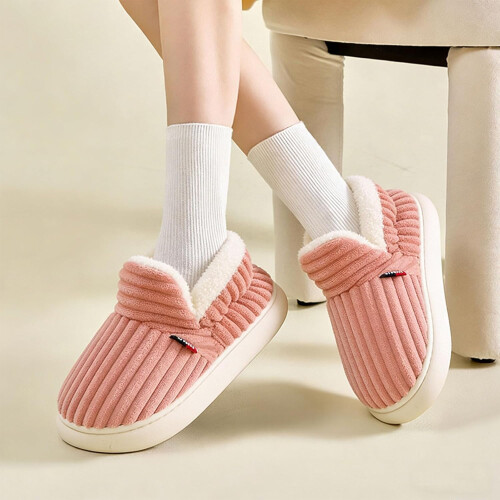 Pantufas quentinhas com forro de lã e palmilhas de espuma viscoelástica, para uso interno e externo. 1