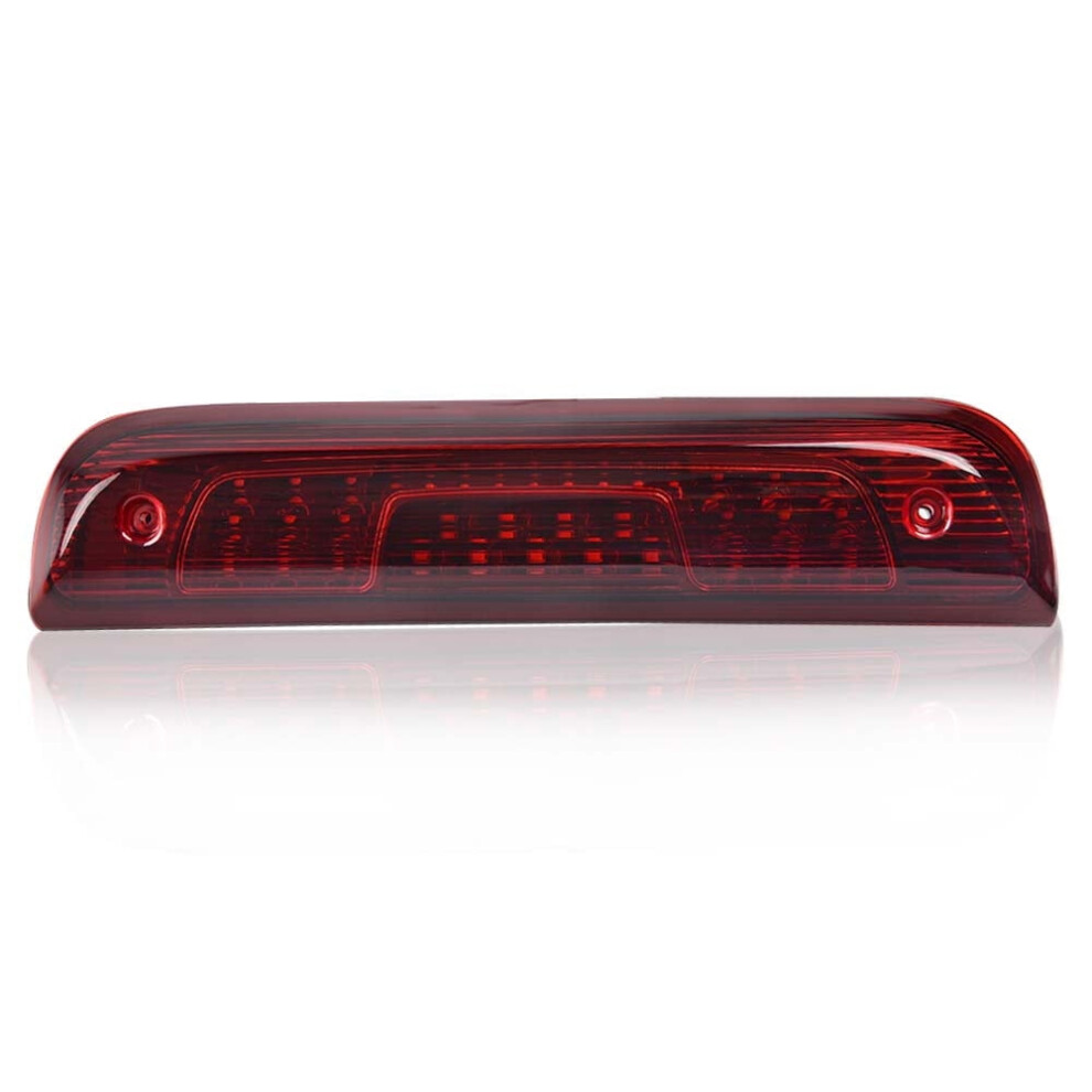 Led 3Rd Brake Stop Lamp Lens Fit For 14-18 Chevy Silverado 1500 2500Hd 3500 3500Hd/14-18 Gmc Sierra 1500 2500Hd Light/Red 9557311221910