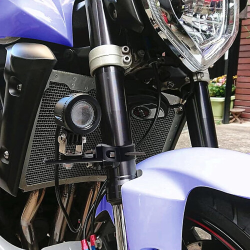 Motorcycle Spotlight Mount Bracket for 1.5-2.36 in Roll Bar 1