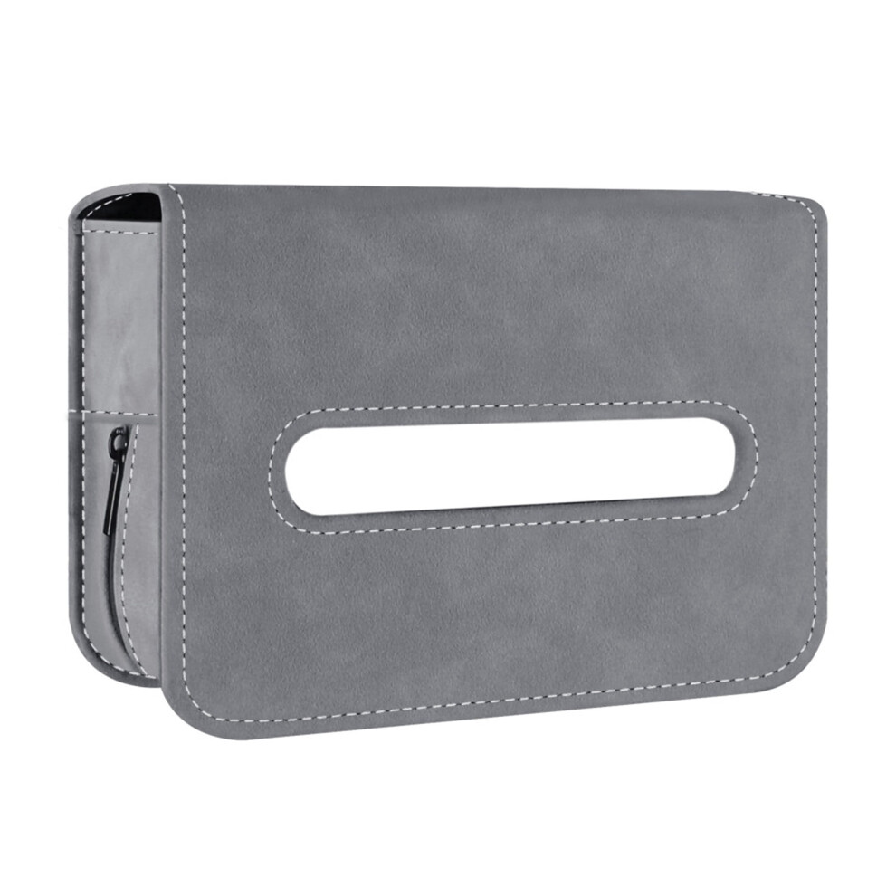 Car Tissues/Napkin Case, Car Suede Seat Organizer, High-Capacity Seat Back, Vehicle/Car Tissue Holder 9557311221842