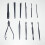 Manicure Pedicure Kit PU Læderetui 18 stk. Sort 4