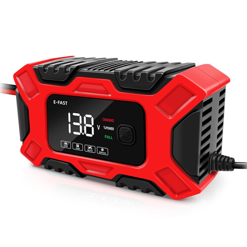 Φορητός φορτιστής μπαταρίας αυτοκινήτου 12V/6A - Πλήρως αυτόματος συντηρητής - 1