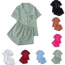 Damespyjamaset van zacht materiaal met casual broek, comfortabele loungewear en nachtkleding, zwart XL – perfect om thuis te ontspannen.