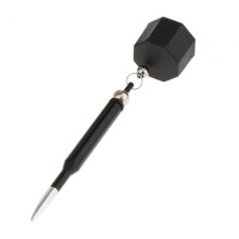 Soporte para tiza de billar, estuche para tiza de billar profesional, suministros de billar, accesorio de snooker, octogonal negro
