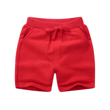 Toddler & Kids Summer Shorts – Casual Athletic Pants with Pockets, Flower Bud Design, Solid Colors