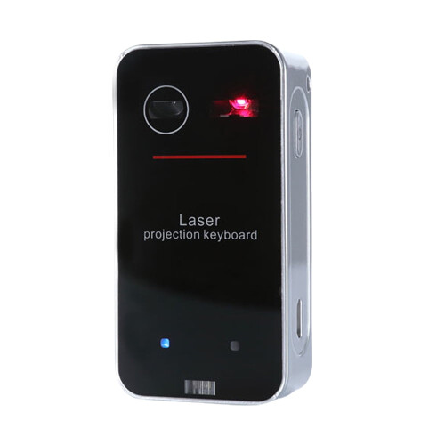 Mini Wireless BT Virtual Keyboard Compatible with Windows XP, iOS 8, Android 4.0, Mac OS X