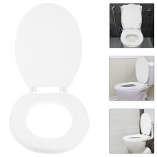 Bathroom Accessory Toilet Seat Lid White 1Pcs