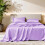 King Satin Bed Sheet Set 4-Piece Deep Pocket 1