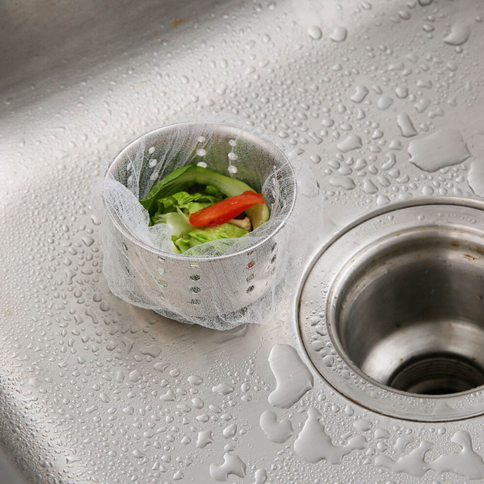 Kitchen Sink Strainer Mesh Bag- 100 Pcs Disposable Sink Net Strainer Filter Bags For Sink Drain For Collecting Kitchen Food Waste Leftover Garbage 9557311225598