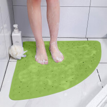 Alfombrilla de esquina antideslizante para baño, alfombrilla de ducha de esquina lavable para cabina de ducha, suministros para bañera de baño,
