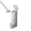 Cepillo desechable para inodoro con soporte, ABS extensible 1