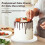 10-Pack 6" White Cake Drum Boards, 1/2" Thick Corrugated Cardboard, Compatible with Multi-Layer Cakes 6