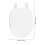 Bathroom Accessory Toilet Seat Lid White 1Pcs 2