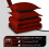 Full Size Comforter Set Red Black 3-Piece All-Season 5