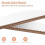 10-Pack 6" White Cake Drum Boards, 1/2" Thick Corrugated Cardboard, Compatible with Multi-Layer Cakes 5