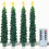 Set van 4 vlamloze kerstboomkaarsen met timer op afstand 1
