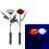 Rose rouge artificielle LED (1 pièce) 1