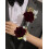 Set di corsage e boutonnière bordeaux (2 pezzi) 6