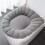 Coussin de siège de toilette uni – Doux, extensible, 1