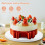 10-Pack 6" White Cake Drum Boards, 1/2" Thick Corrugated Cardboard, Compatible with Multi-Layer Cakes 3