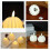 Bougie citrouille à piles (lot de 12) 3