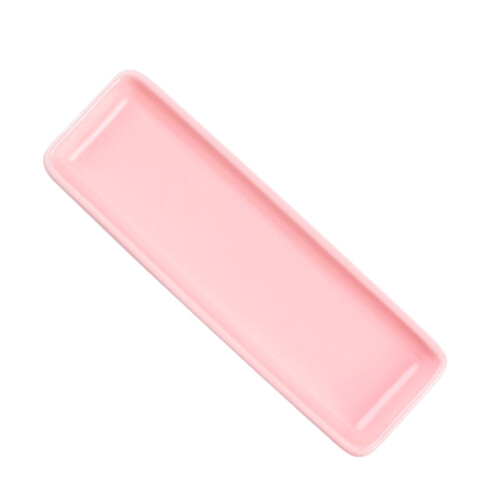 Rosa Keramik-Sushi-Serviertablett, 23,8 cm 2