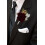Set di corsage e boutonnière bordeaux (2 pezzi) 7