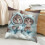 Set de perne cu imprimeu animal, material moale, 45x45 cm 6