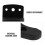 3pcs Wall-mounted Mic Rack Sturdy Microphone Holder No Wire Microphone Hook 3