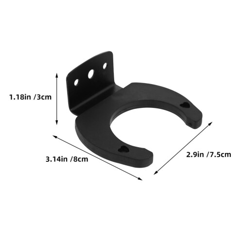 3pcs Wall-mounted Mic Rack Sturdy Microphone Holder No Wire Microphone Hook 1