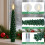 Set van 4 vlamloze kerstboomkaarsen met timer op afstand 4
