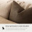 Conjunto de 2 capas de almofada decorativas em bouclé, 66x66 cm (26x26 polegadas) – Capas de almofada texturizadas em tons neutros, compatíveis 4