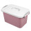 unbranded Storage Bins Plastic for Stackable Clear Container Toy Child Pink 5